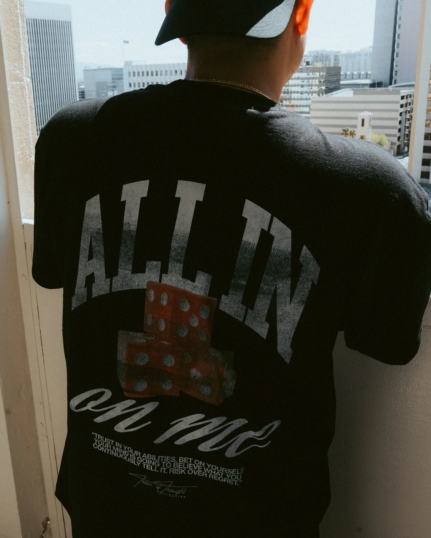 All in on me Black Tee - Image 2
