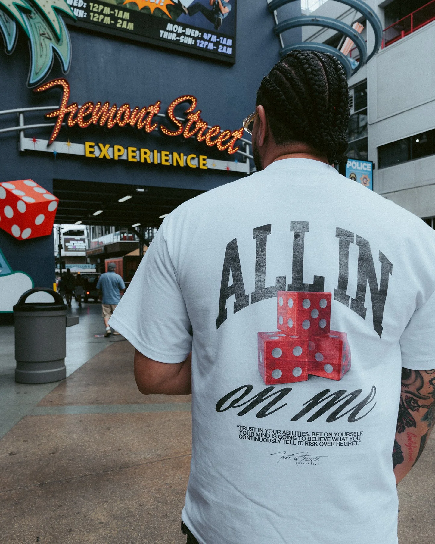 All in on me White Tee - Image 2