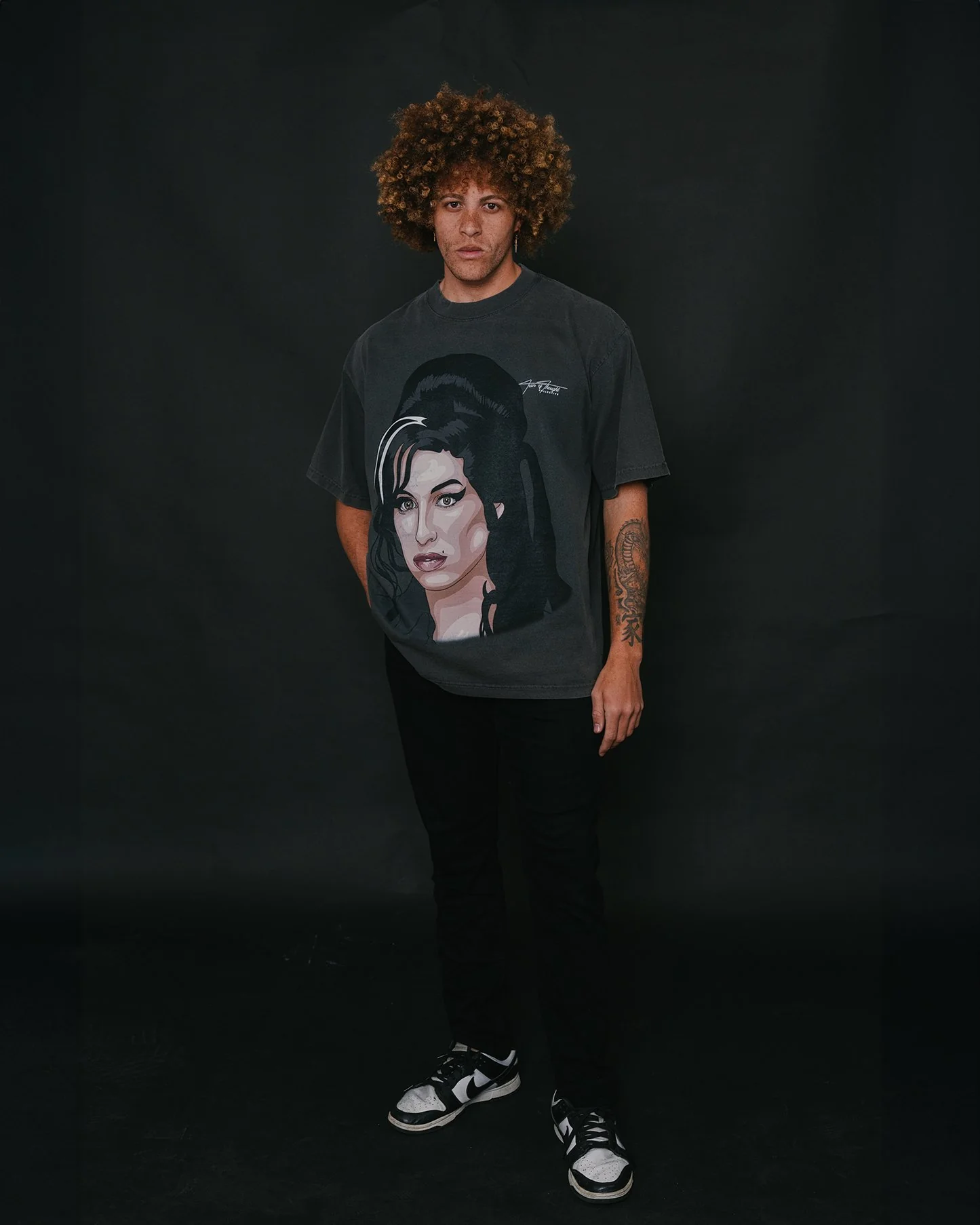 Amy Big Face Oversized Shadow Tee - Image 2