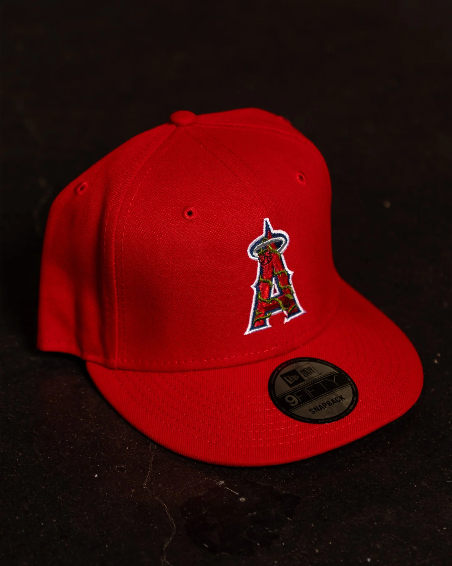 Angels City Rose New Era Red Snapback - Image 3