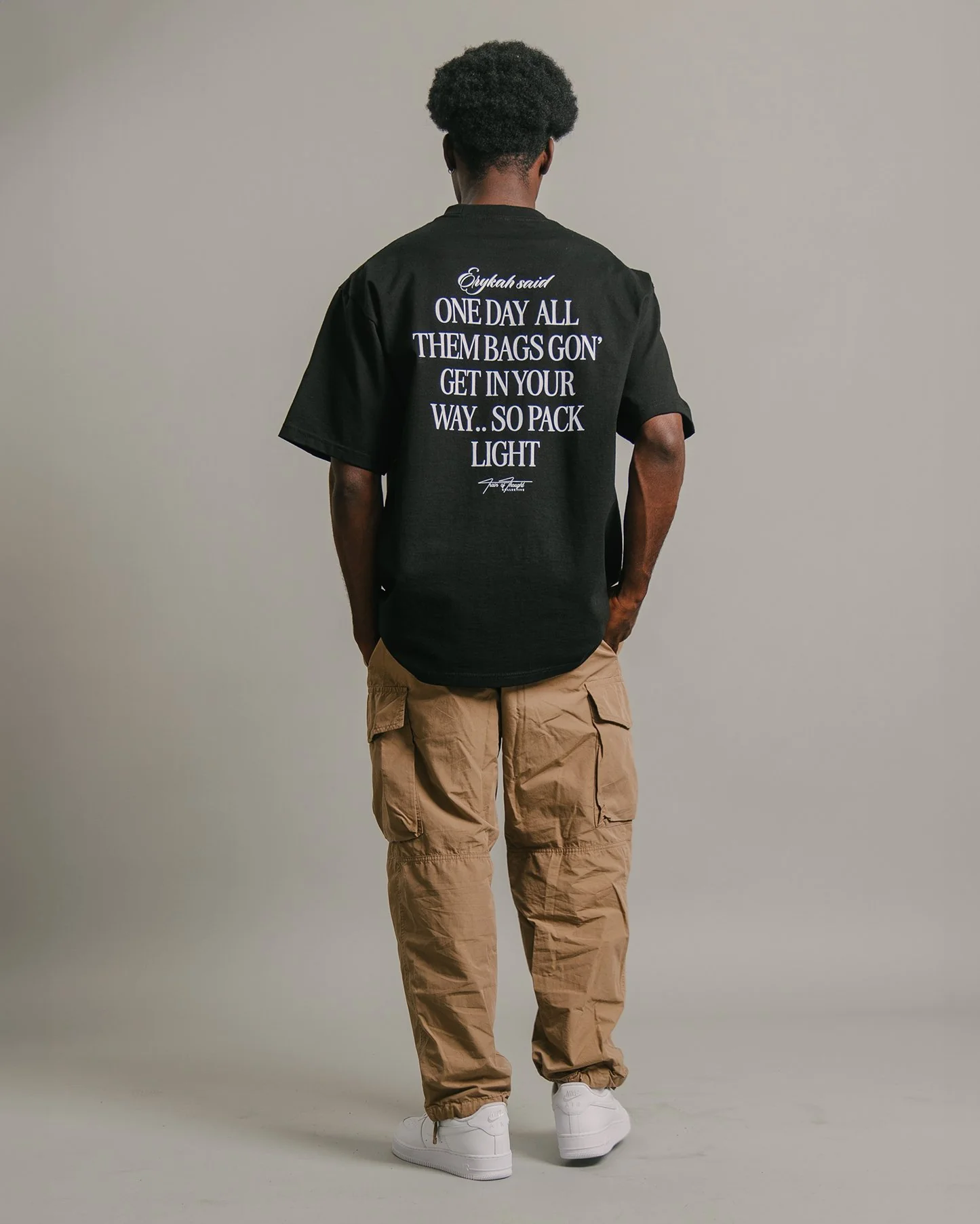 BADU Said Black Tee - Image 3