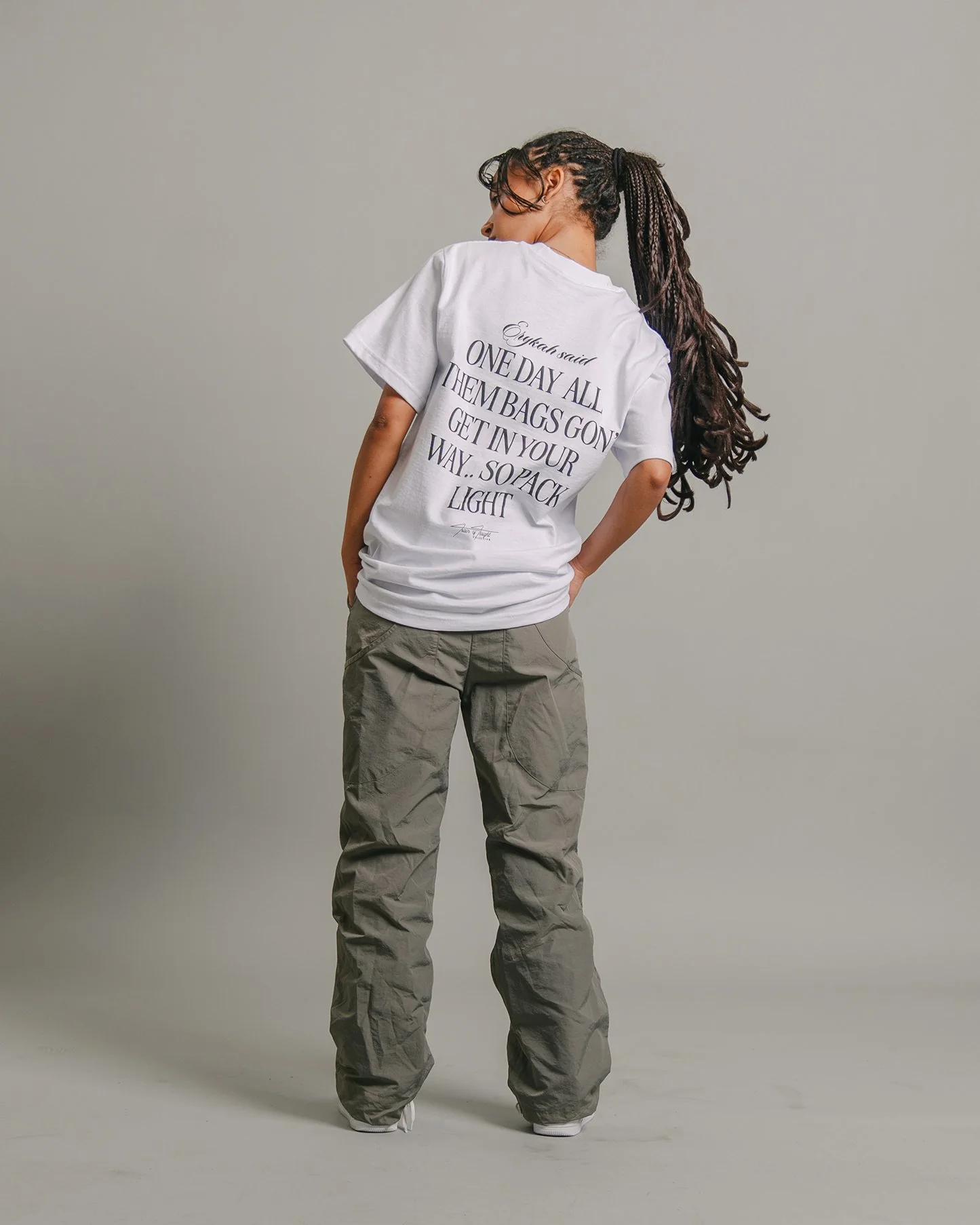 BADU Said White Tee - Image 3