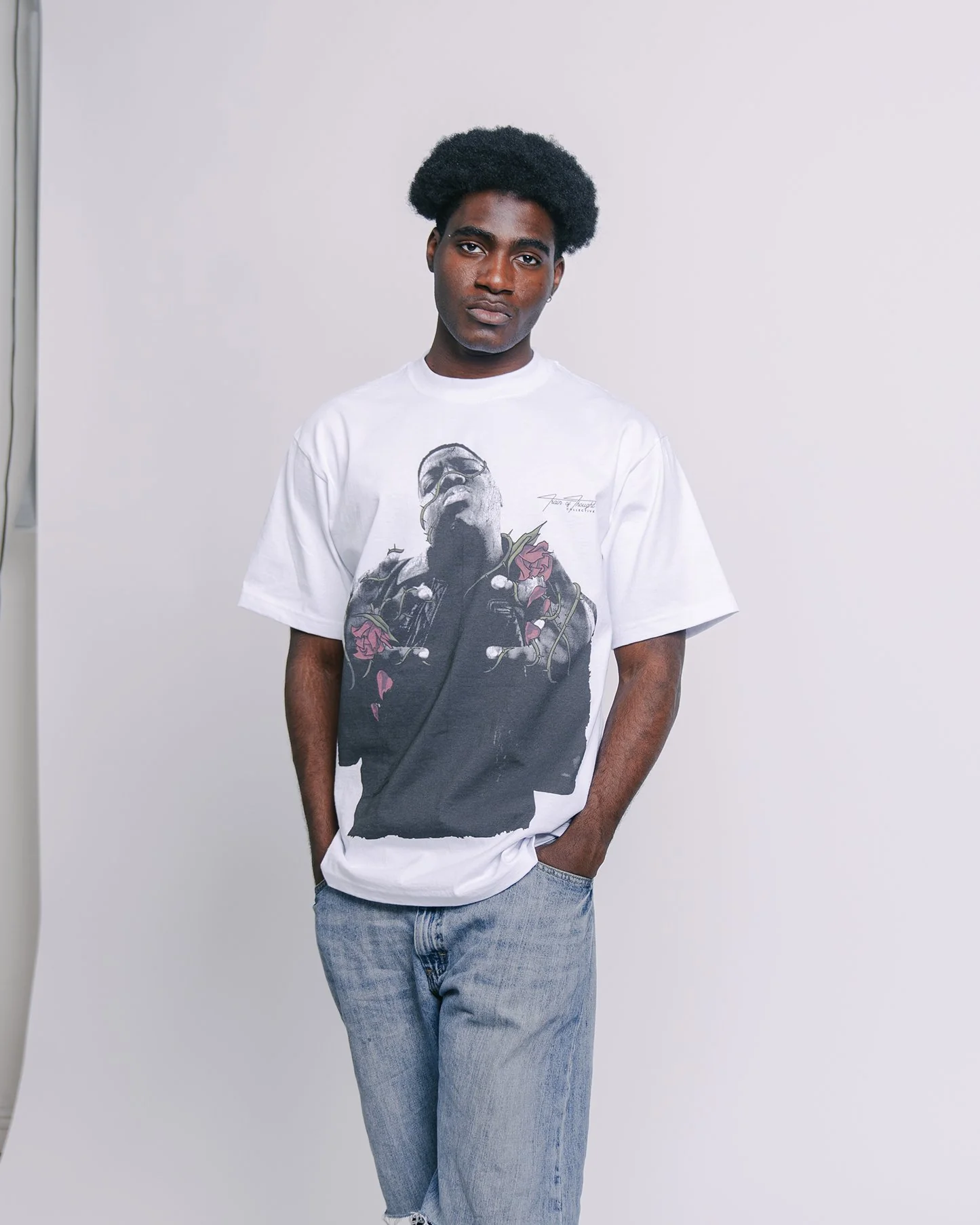 Dead Rose BIGGIE White Tee - Image 3