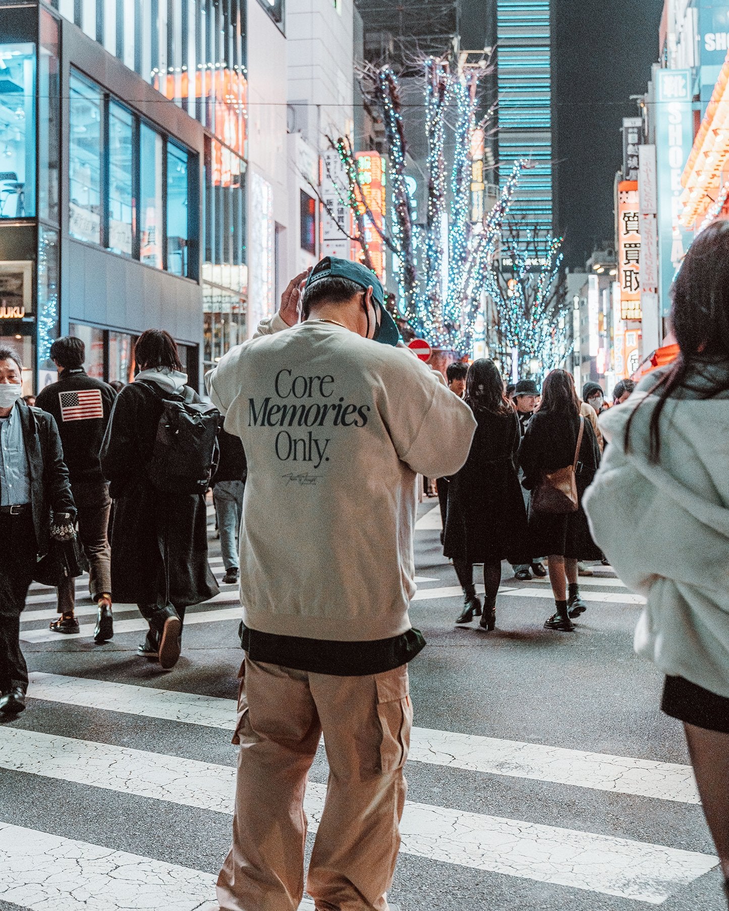 Core Memories Crewneck Khaki Sweatshirt - Image 3