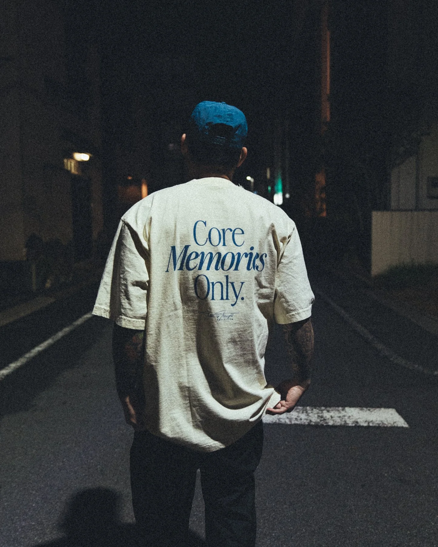 Core Memories Oversized Cream Tee - Image 2