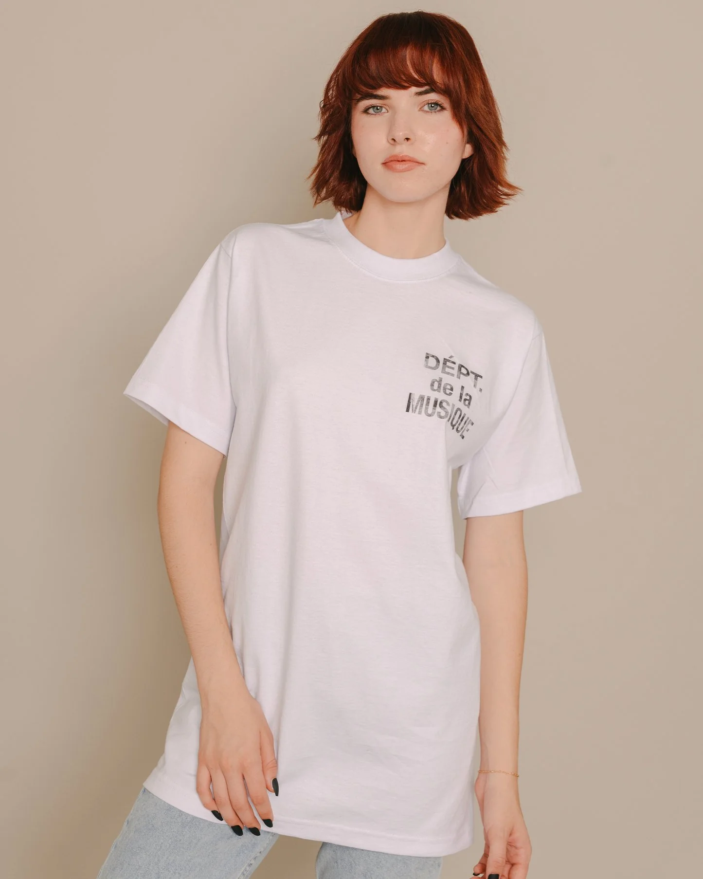 Dept. de la Musique White Tee - Image 3