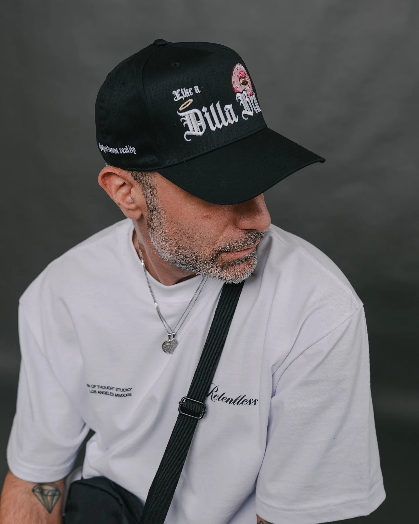 Like a Dilla Beat Black Snapback - Image 3