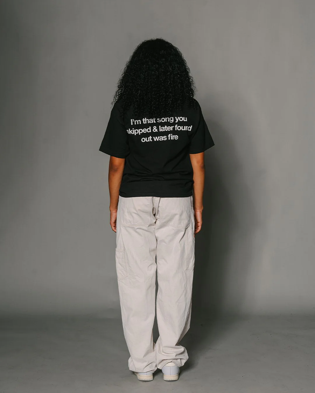 Don't Skip Black Tee - Image 4