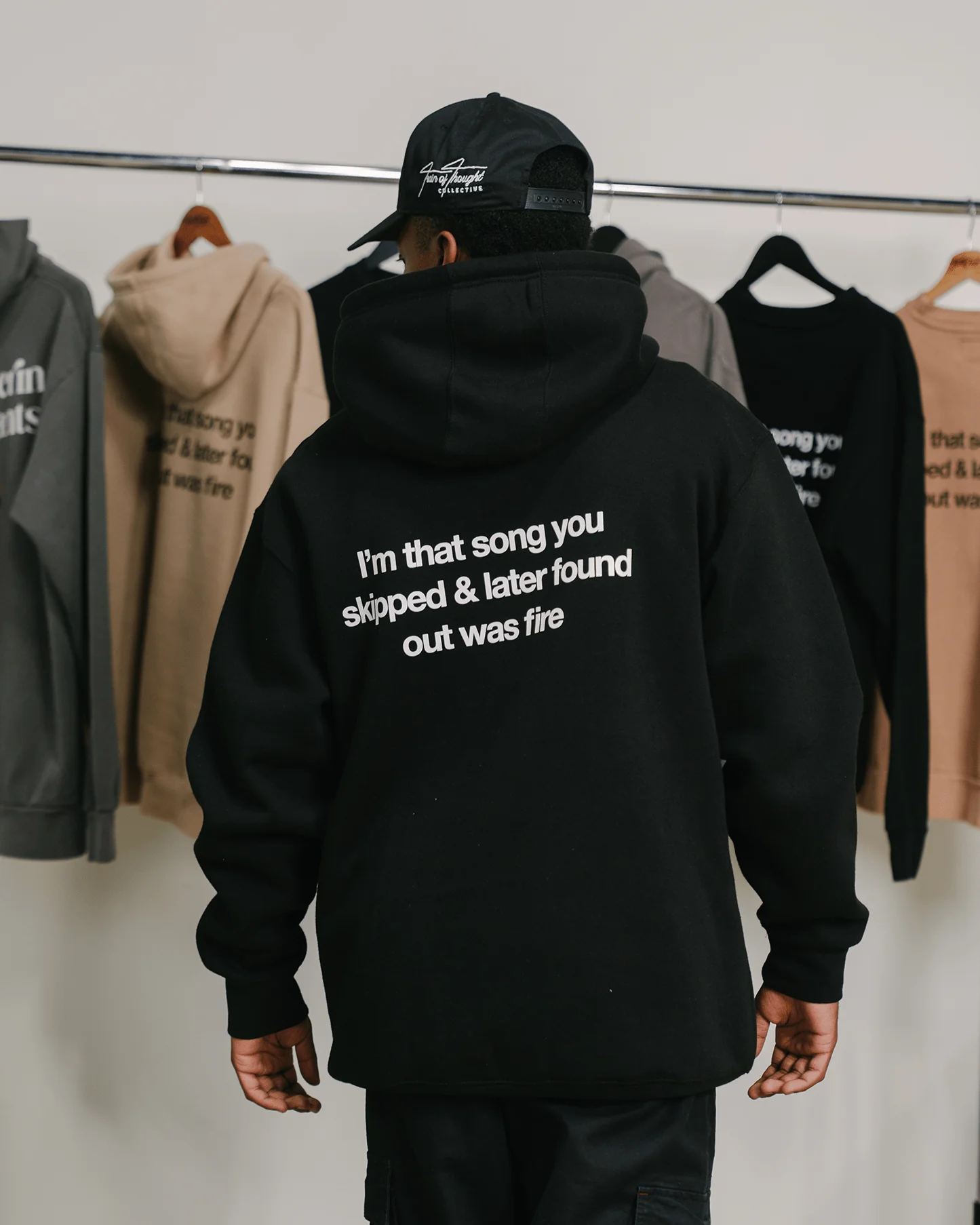 Don't Skip Black Hoodie - Image 3