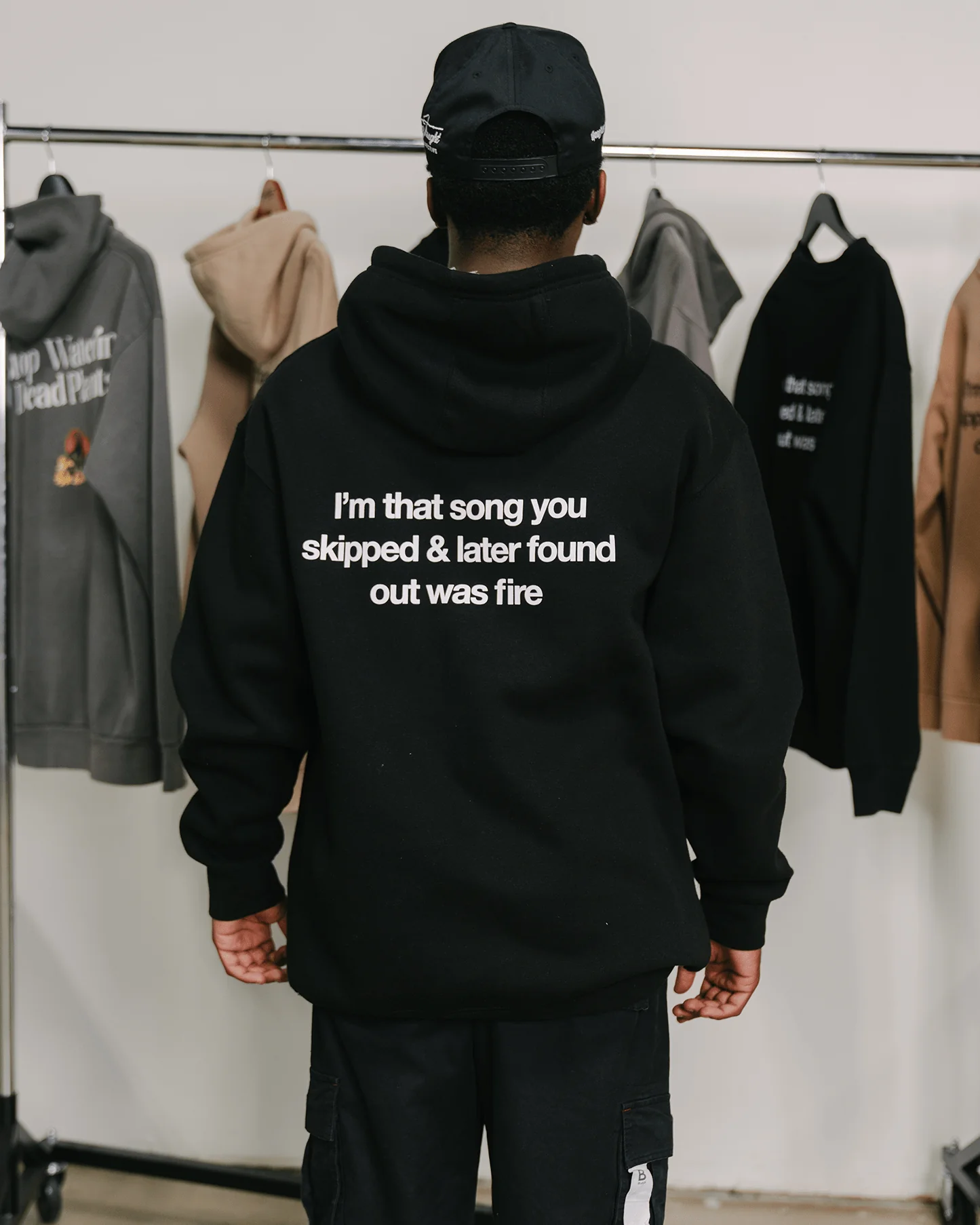 Don't Skip Black Hoodie - Image 7