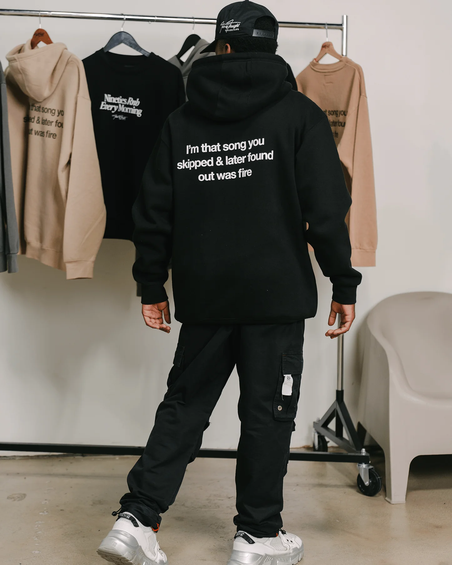 Don't Skip Black Hoodie - Image 8