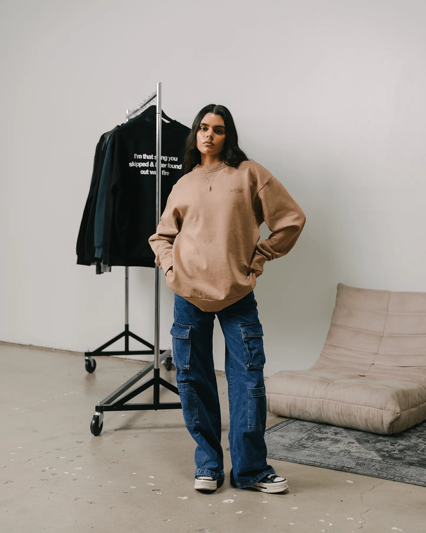 Don't Skip Mushroom Crewneck Sweatshirt - Image 4