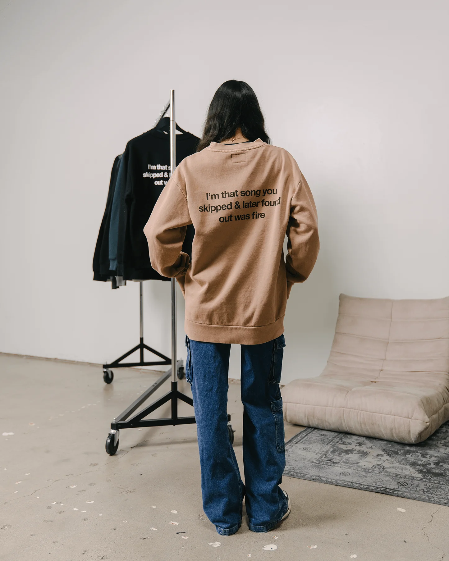 Don't Skip Mushroom Crewneck Sweatshirt - Image 7