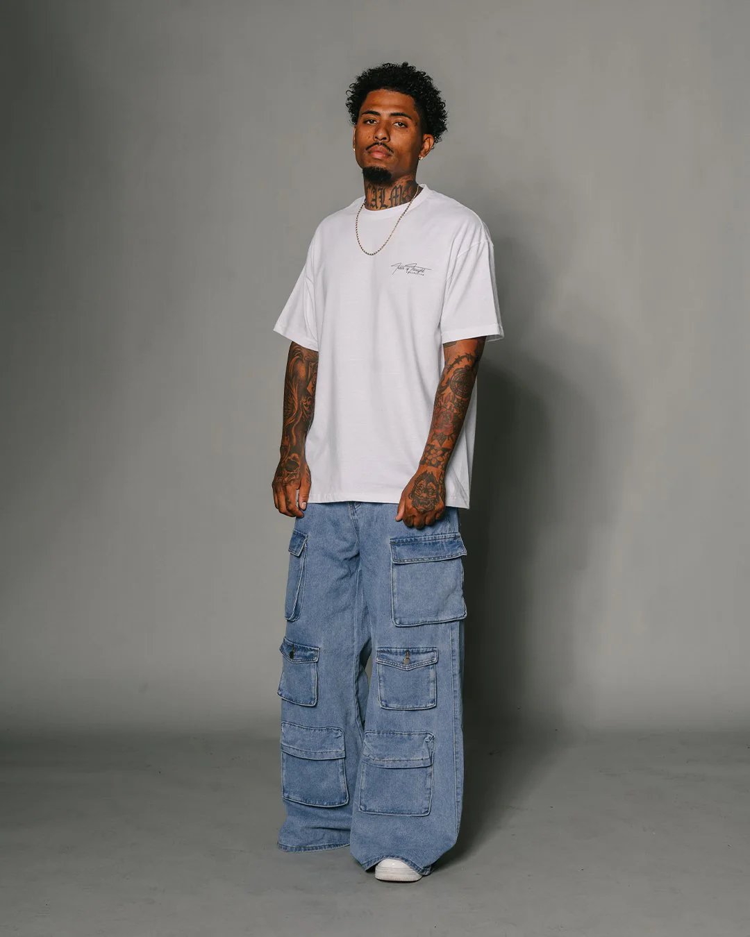 Don't Skip White Tee - Image 3
