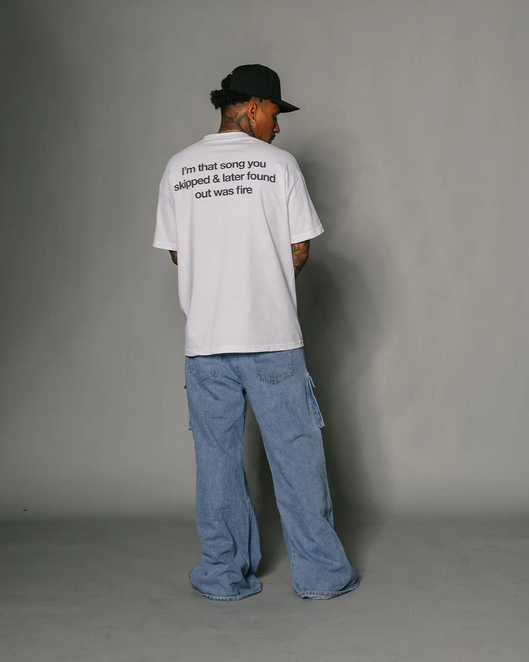 Don't Skip White Tee - Image 5