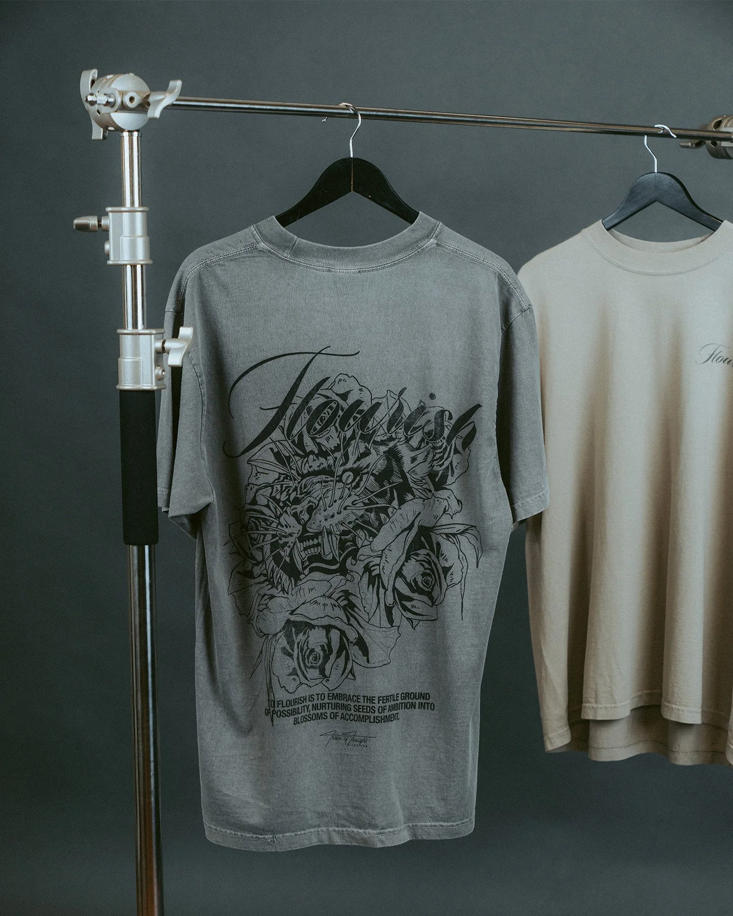 Flourish Oversized Cement Tee - Image 3