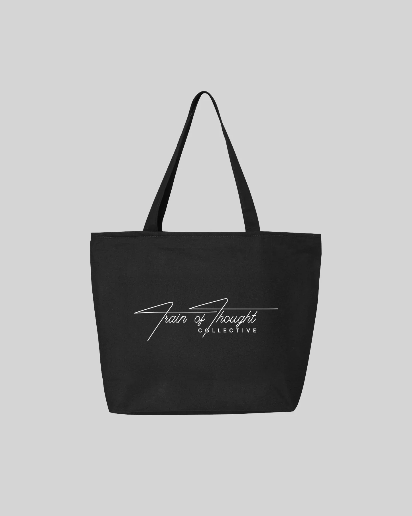🎁 FREE Train of Thought Collective Black 25L Jumbo Tote Bag (100% off)