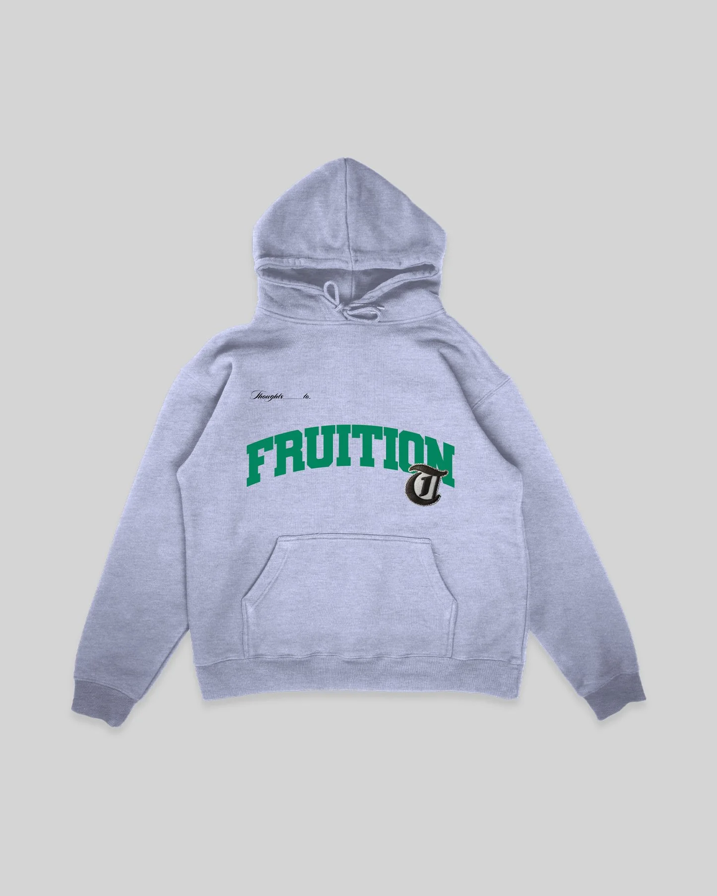 Fruition Applique Grey Hoodie