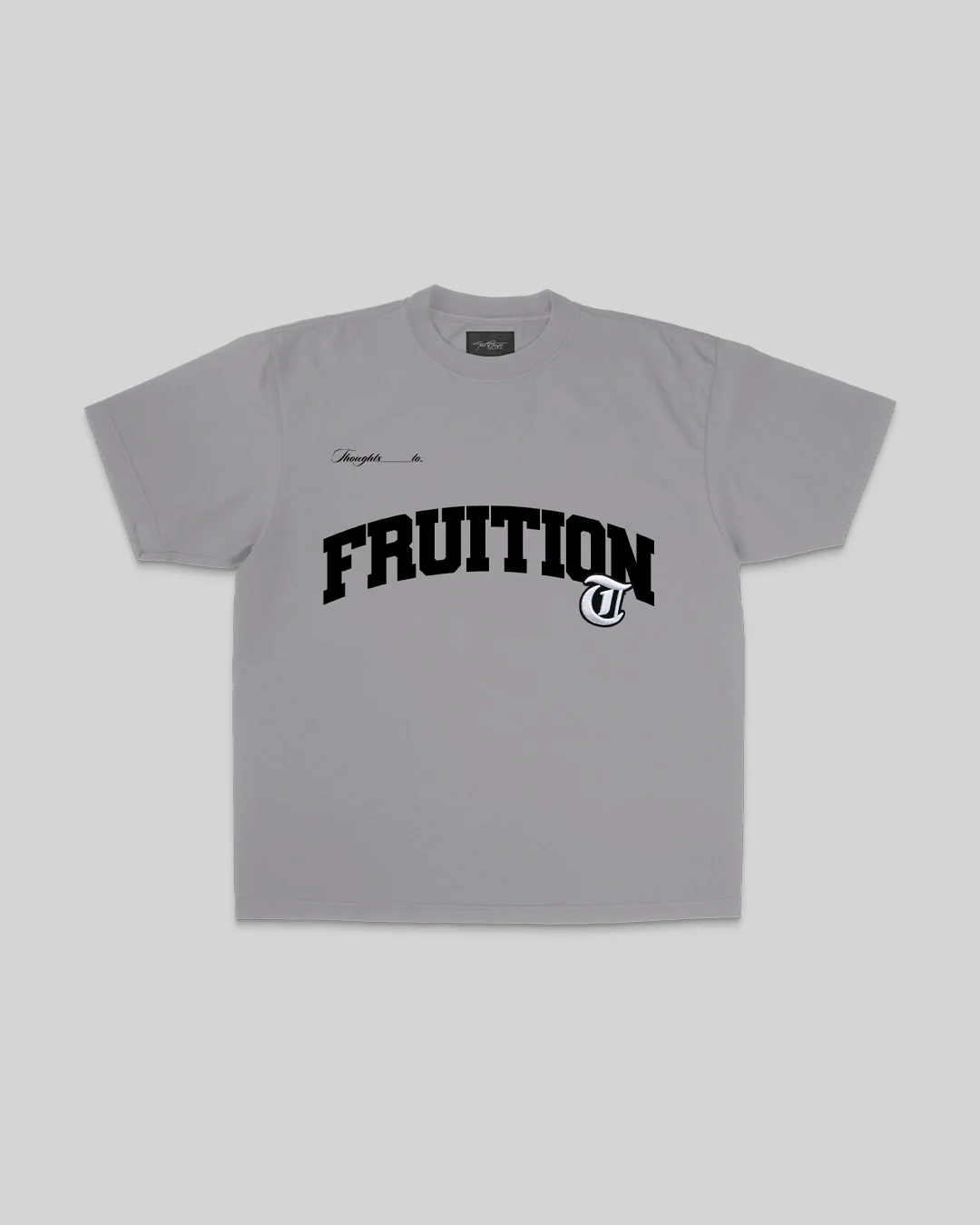Fruition V2 Applique Oversized Cement Tee