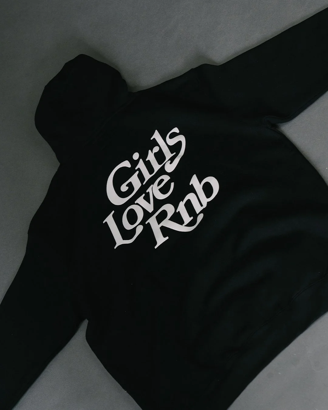Girls Love Rnb Black Hoodie - Image 3