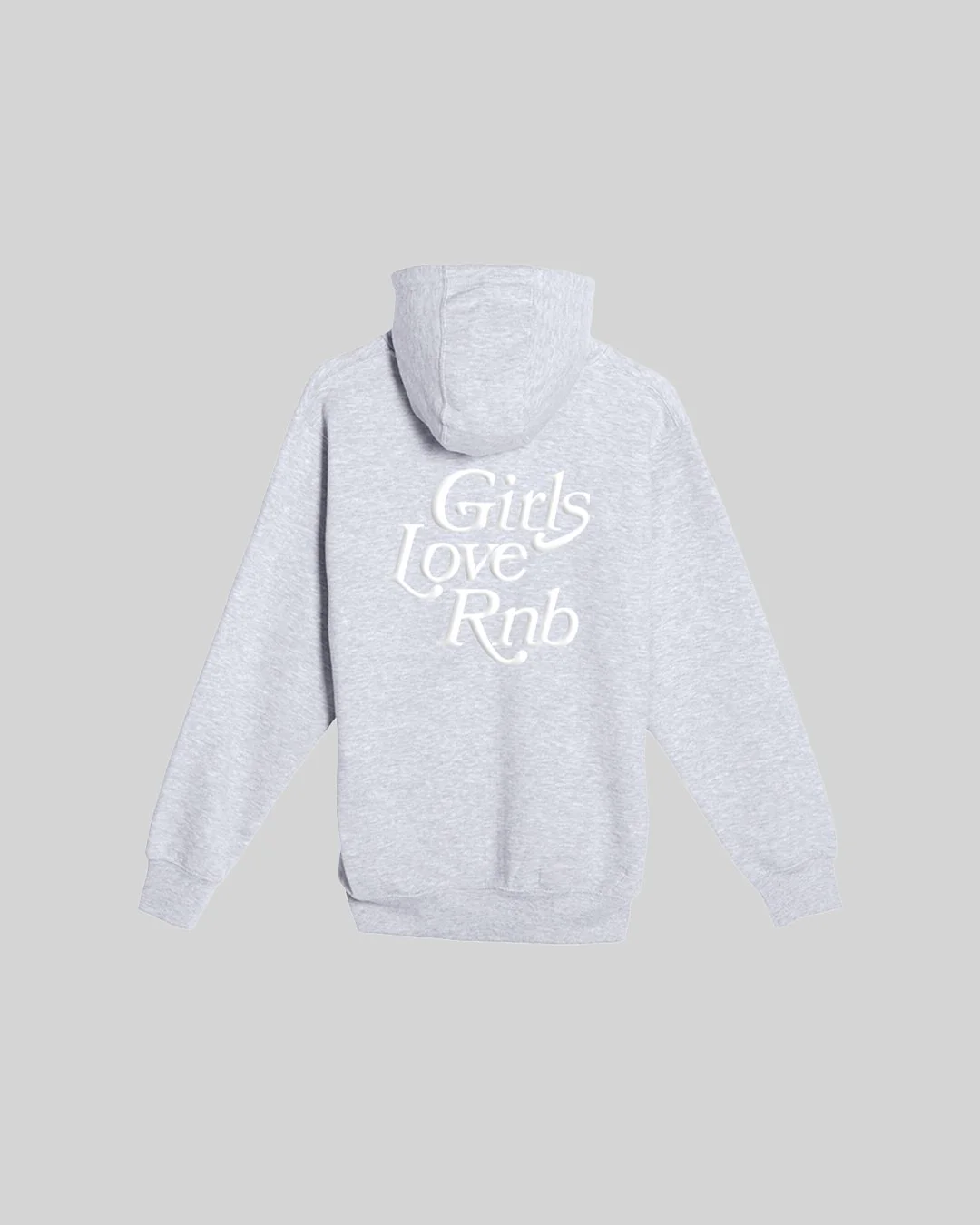Girls Love Rnb V3 Full Zip Heather Grey Hoodie