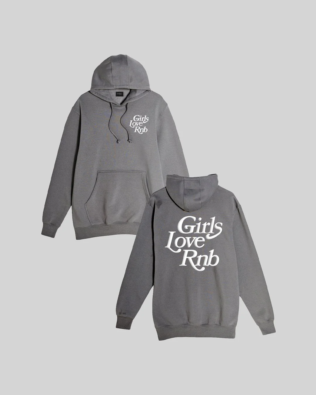 Girls Love Rnb Charcoal Hoodie