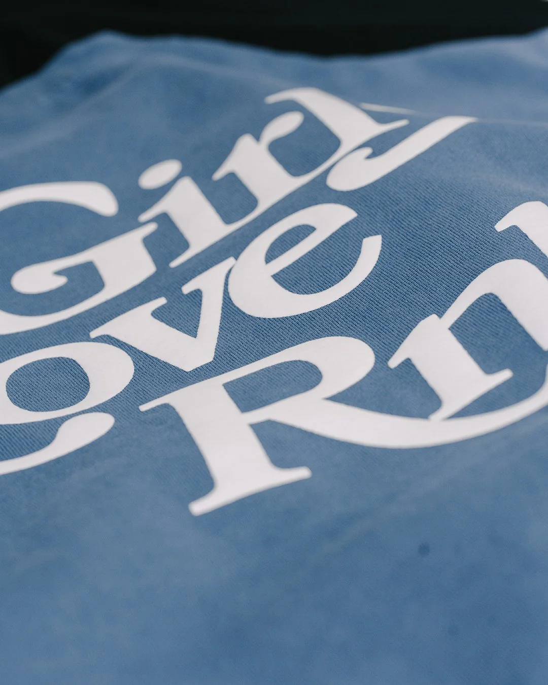 Girls Love Rnb Pebble Blue Crewneck Sweatshirt - Image 8