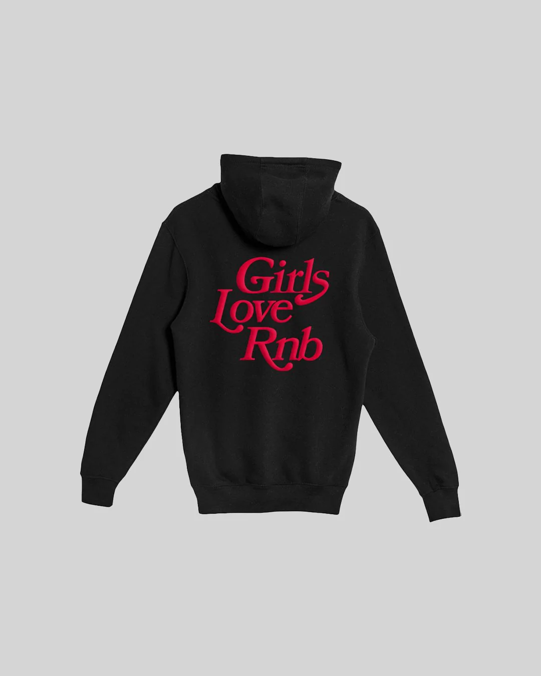 Girls Love Rnb V3 Full Zip Black Hoodie - Image 2