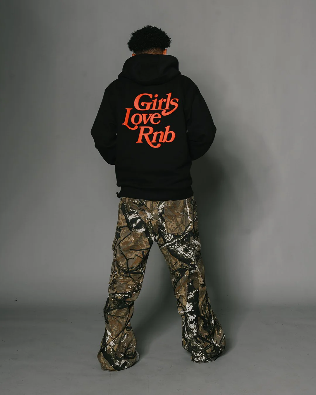 Girls Love Rnb V3 Full Zip Black Hoodie - Image 5