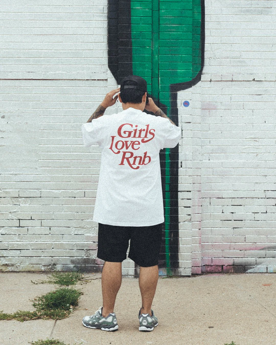 Girls Love Rnb White Tee - Image 6