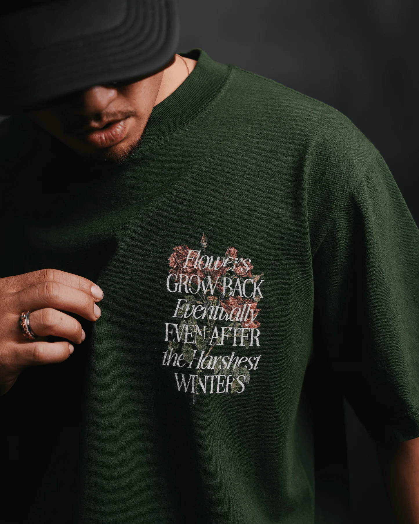 Growth Eventually V2 Green Tee - Image 3