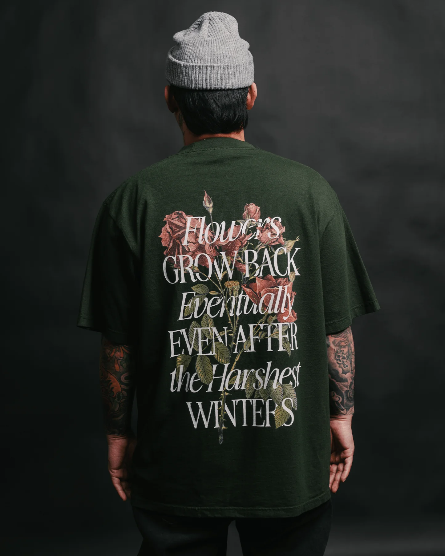 Growth Eventually V2 Green Tee - Image 6
