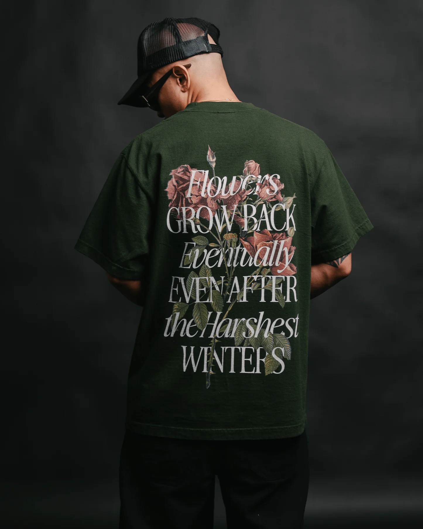 Growth Eventually V2 Green Tee - Image 7