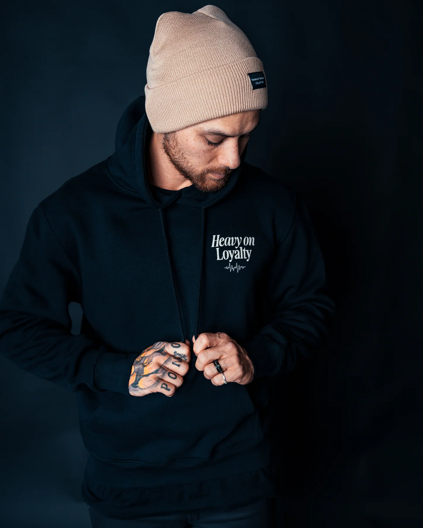 Heavy On Loyalty Black Hoodie - Image 2