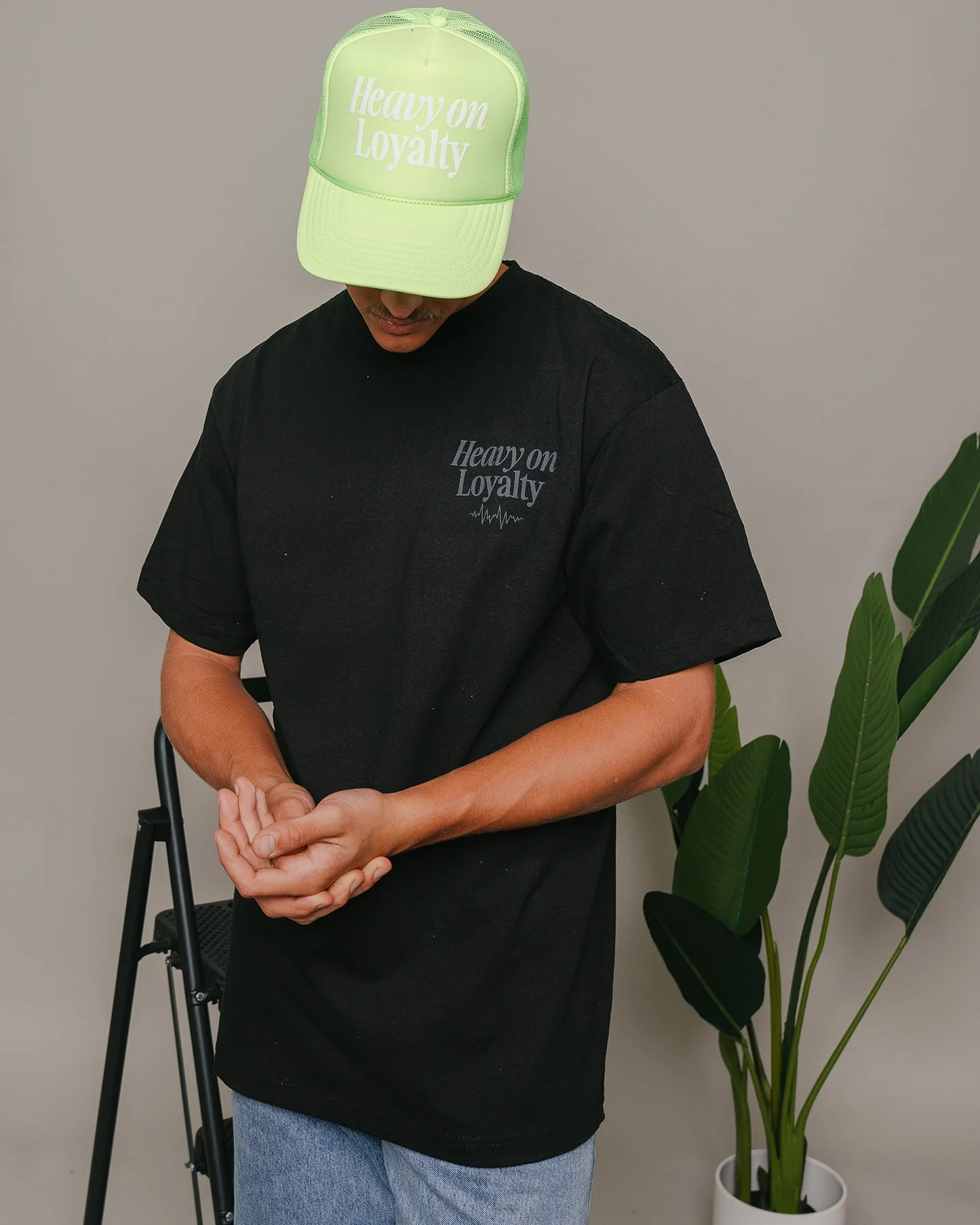 Heavy On Loyalty Black Tee V2 - Image 2