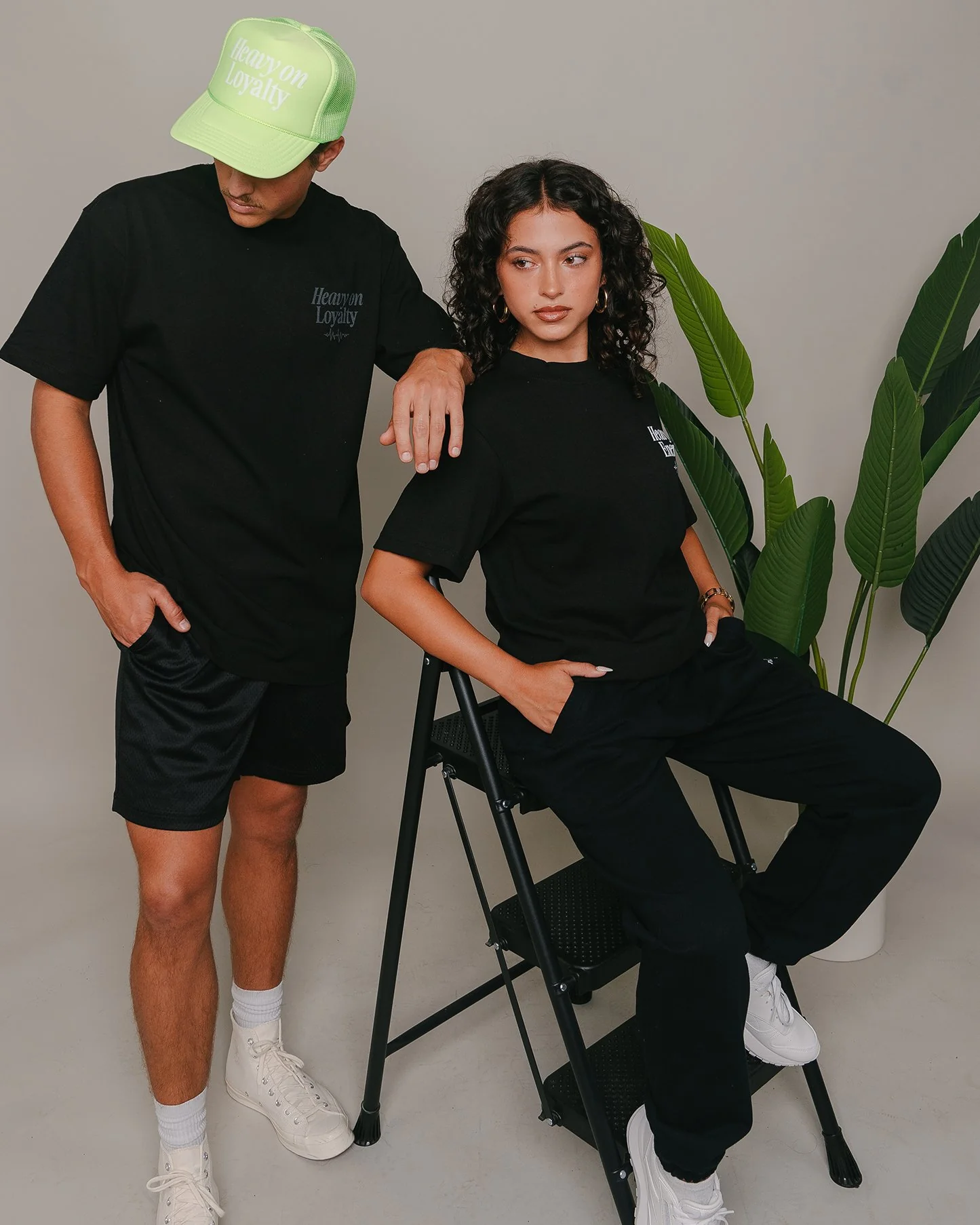 Heavy On Loyalty Black Tee V2 - Image 3
