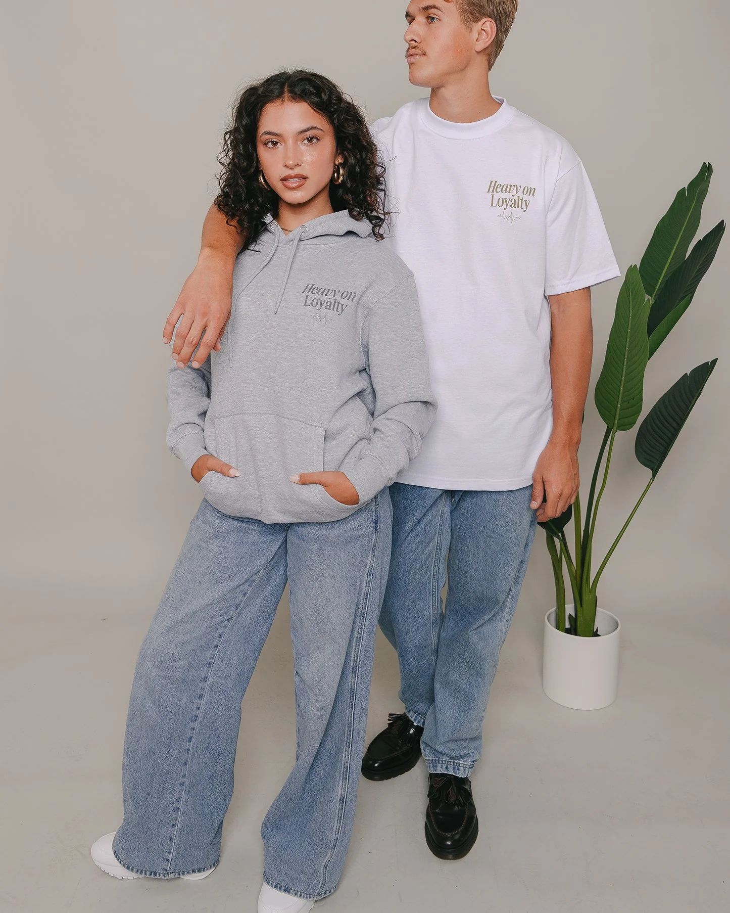Heavy On Loyalty Grey Hoodie V2 - Image 2