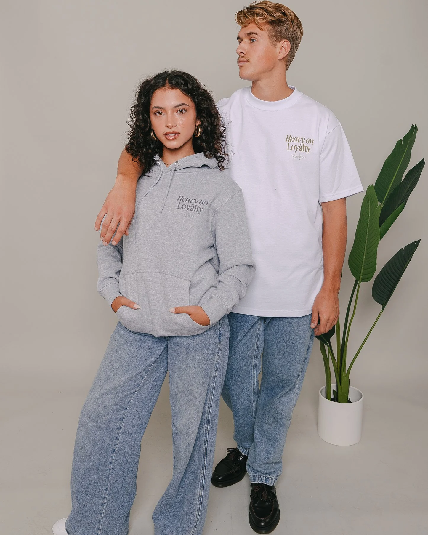 Heavy On Loyalty White Tee V2 - Image 2
