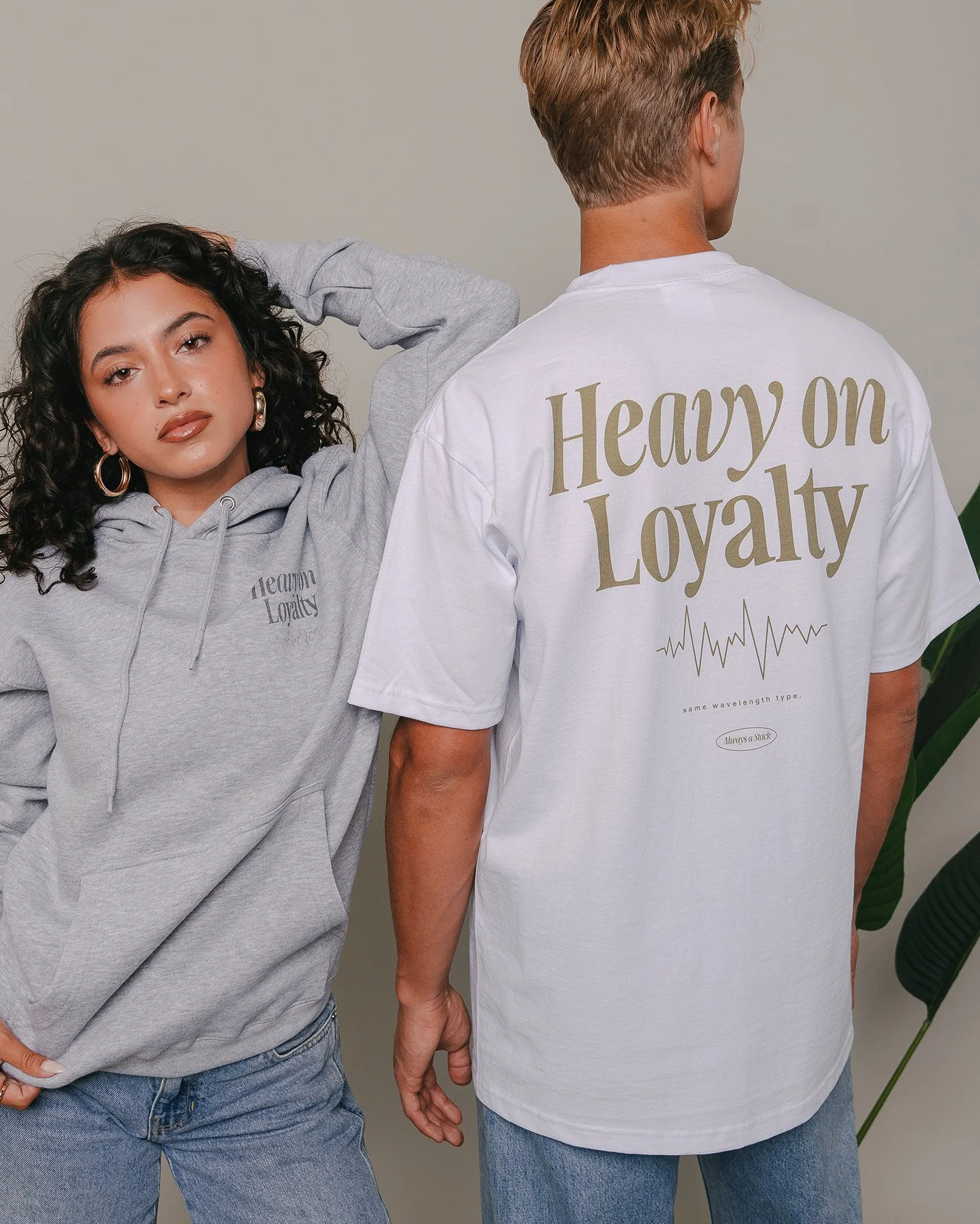 Heavy On Loyalty White Tee V2 - Image 3