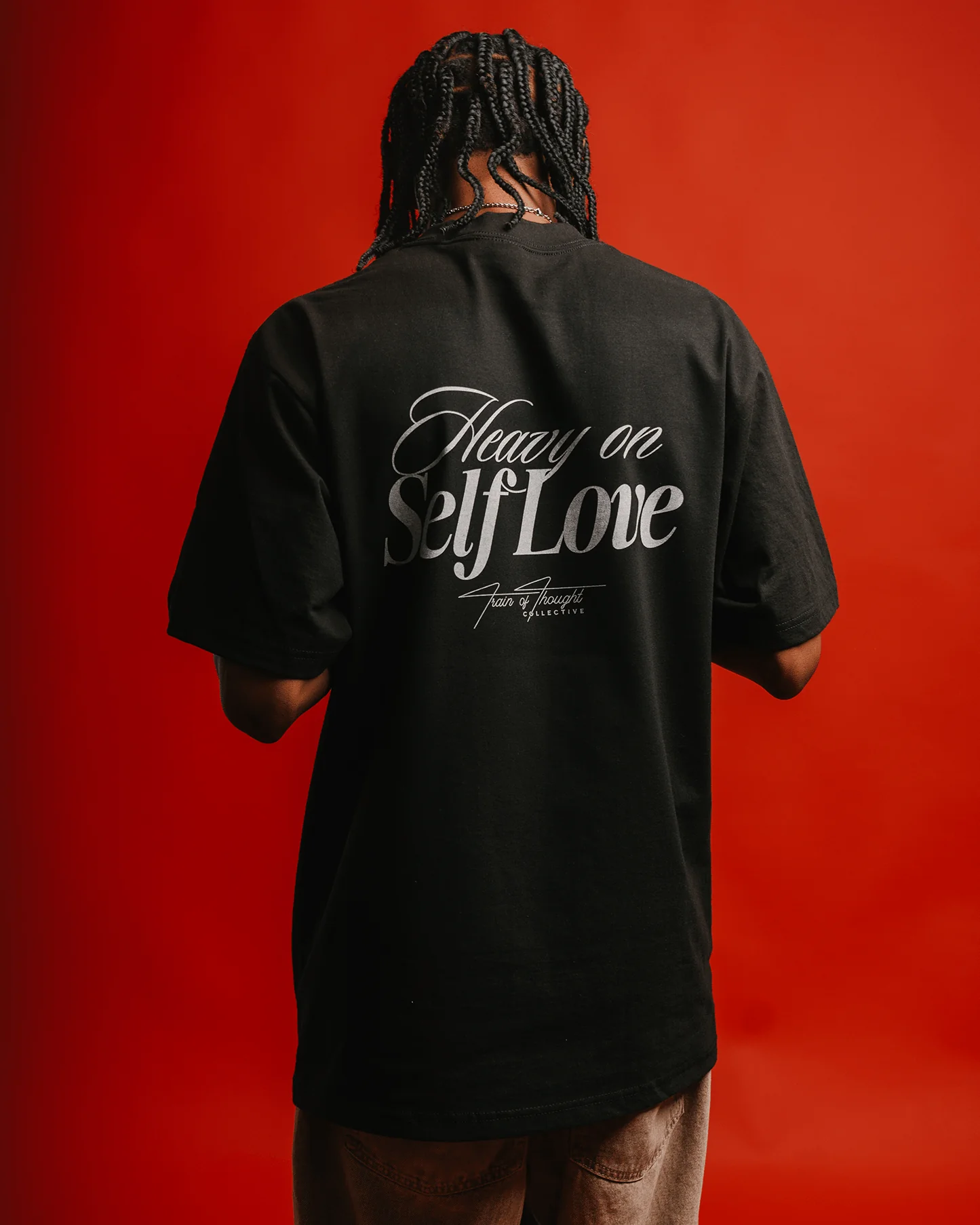 Heavy On Self Love Black Tee - Image 7