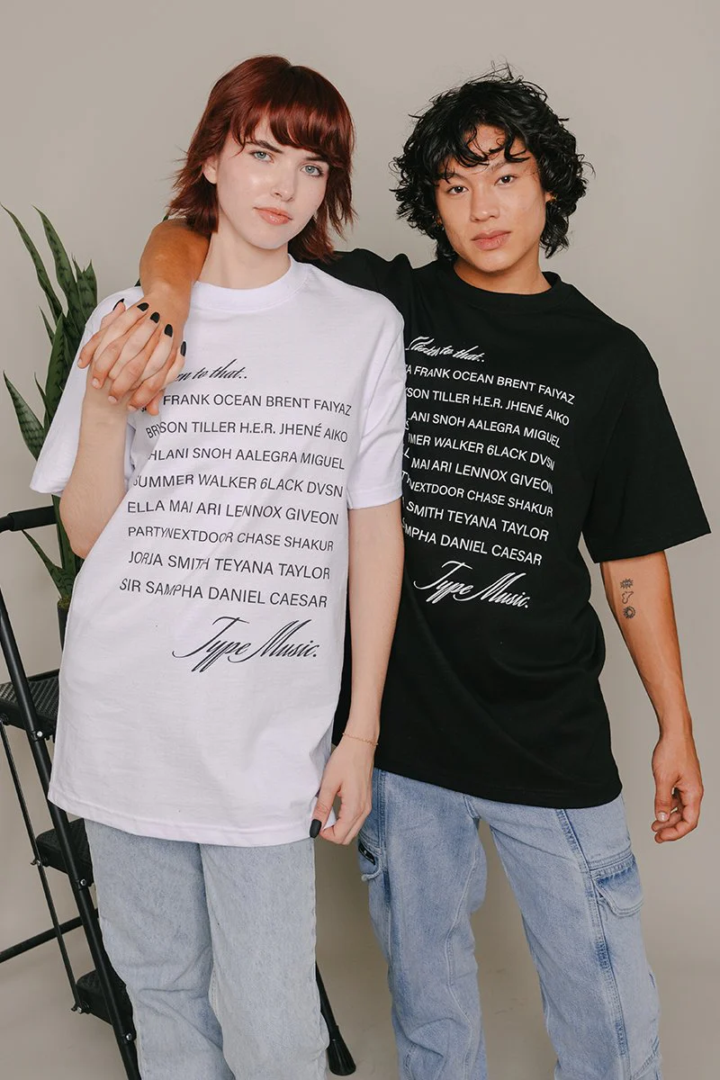 I listen to that.. Modern R&B White Tee - Image 3