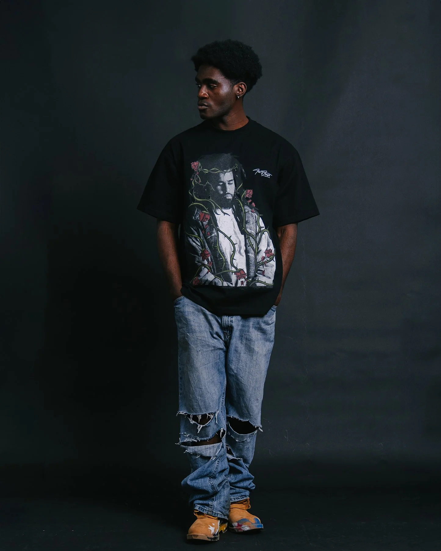 Dead Rose COLE Black Tee - Image 2