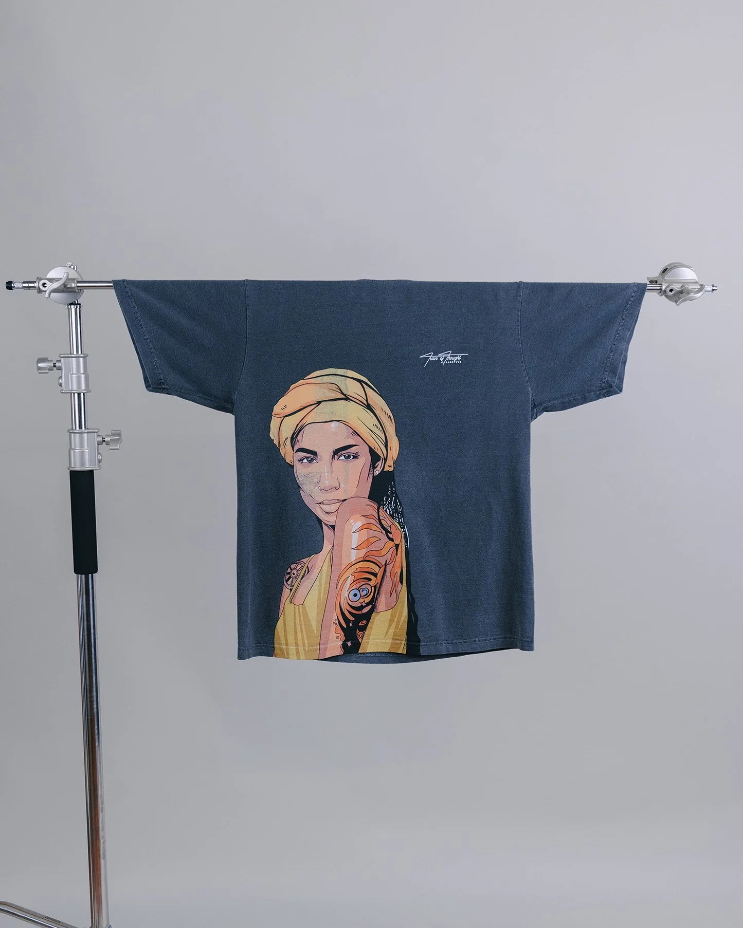 Jhene Big Face Oversized Shadow Tee - Image 3