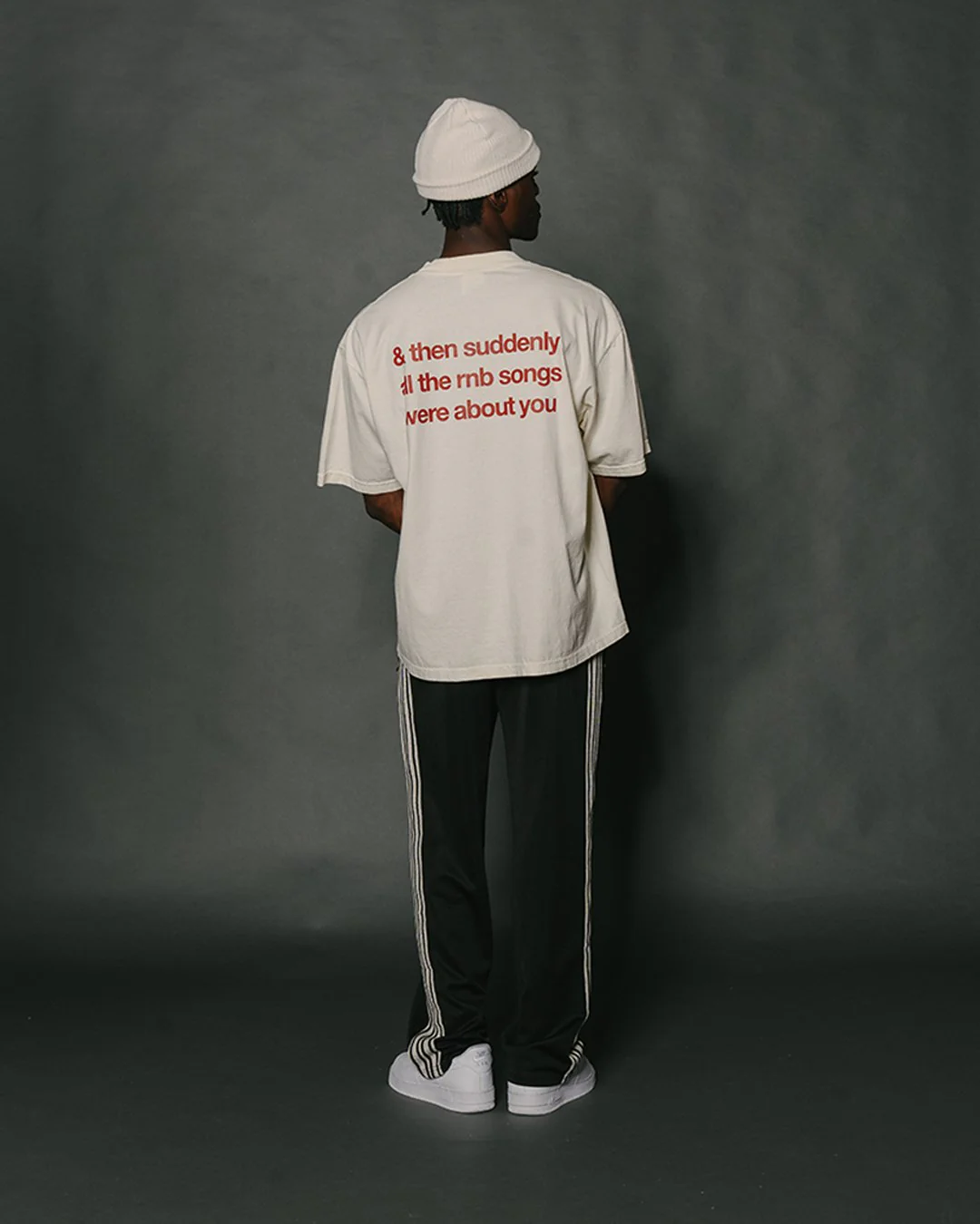 Rnb Songs V3 Oversized Cream Tee - Image 3