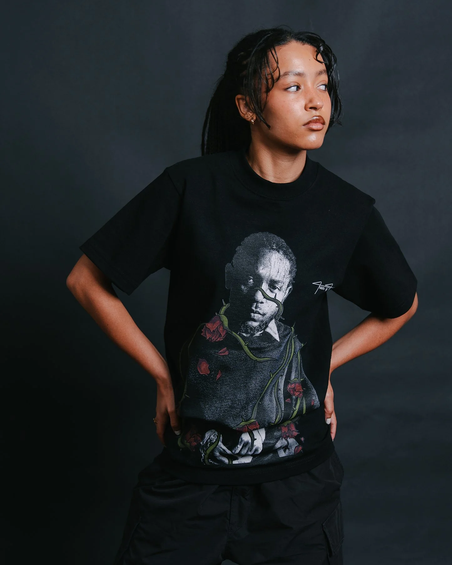 Dead Rose KDOT Black Tee - Image 3