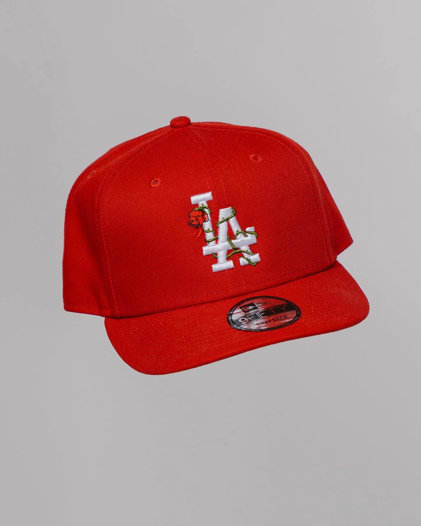LA City Rose Red New Era Hat Snapback - Image 3