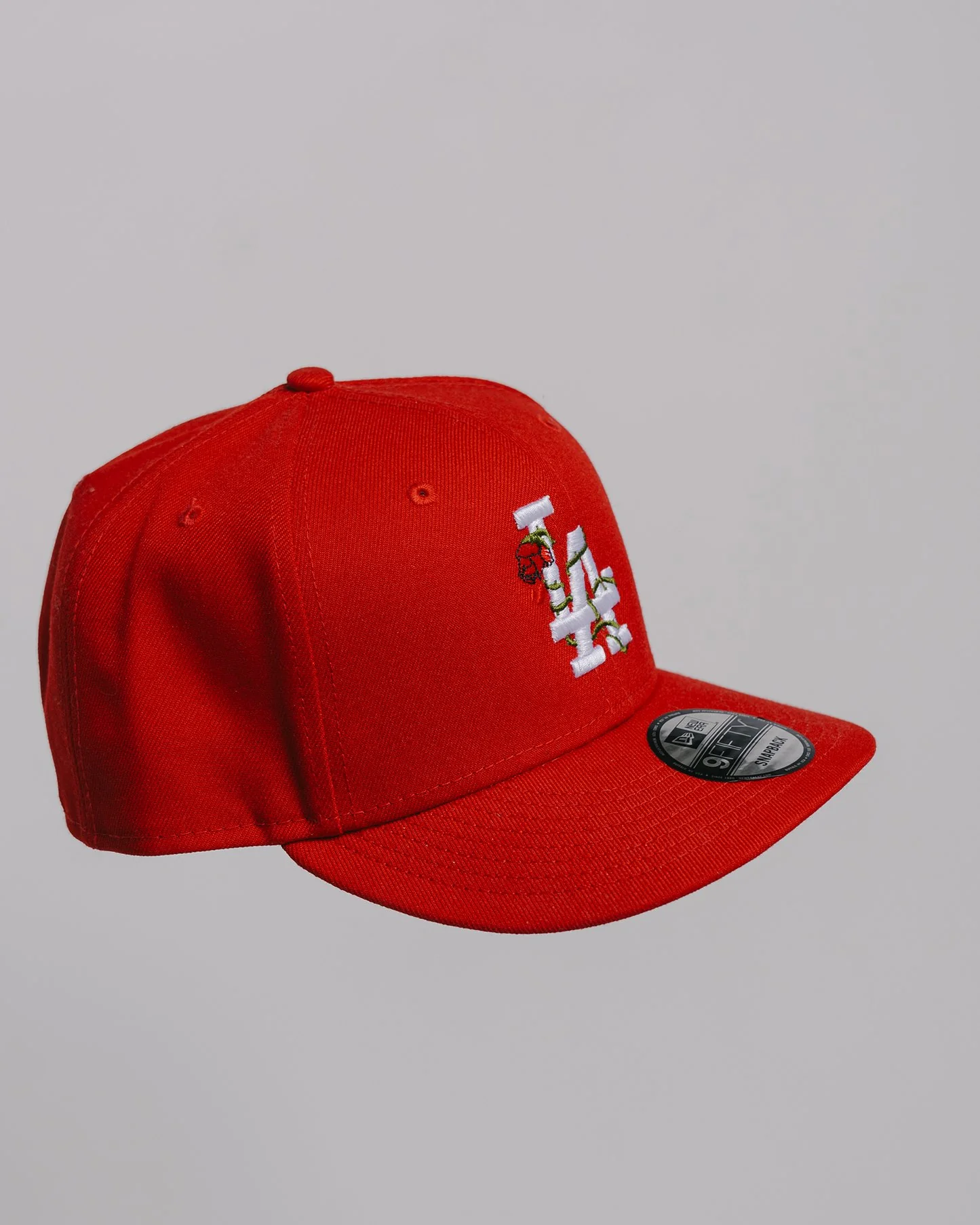 LA City Rose Red New Era Hat Snapback - Image 5