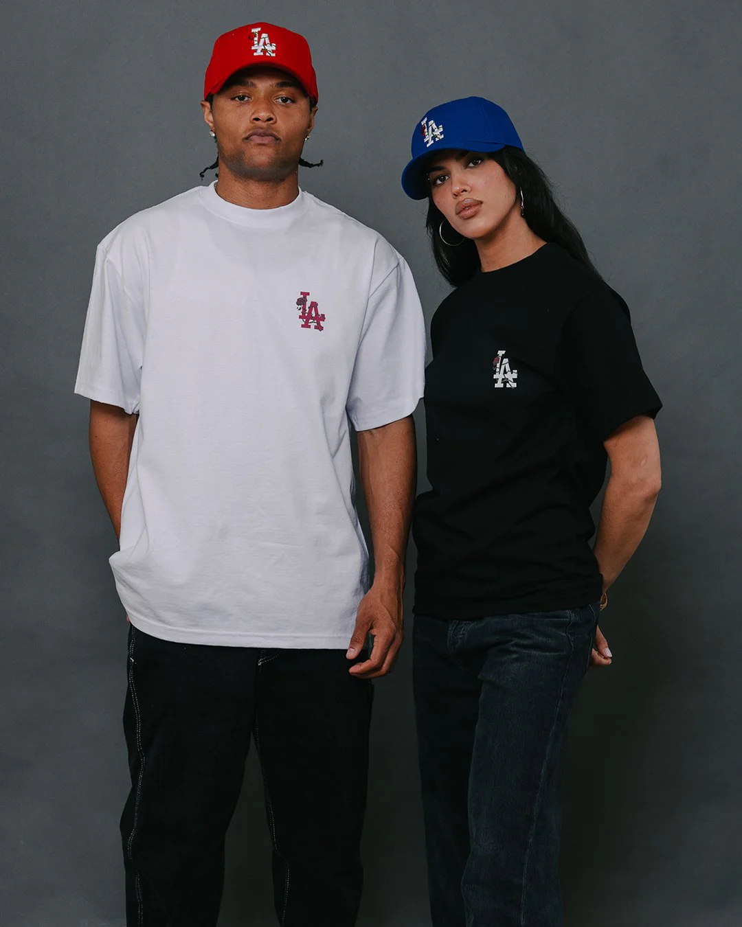 LA City Rose Royal Blue New Era Hat Snapback - Image 3