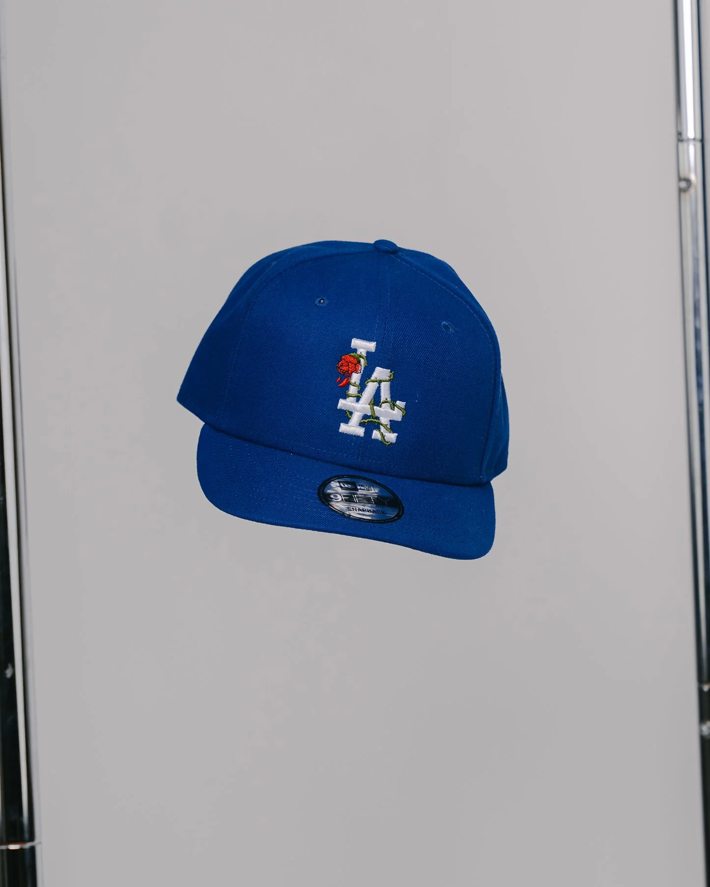 LA City Rose Royal Blue New Era Hat Snapback - Image 4