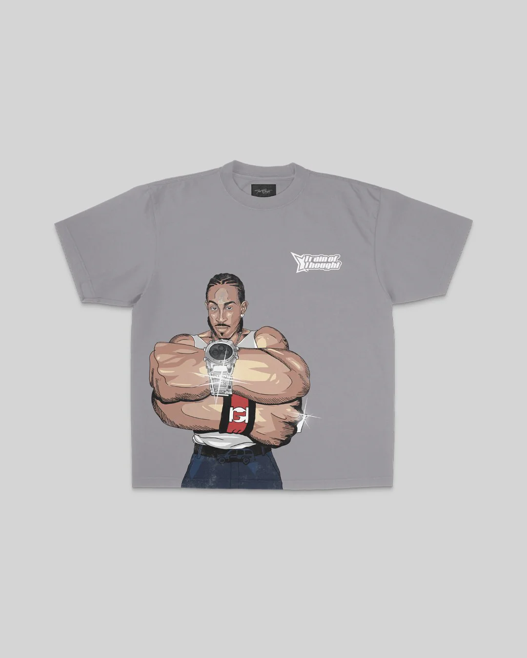 Luda Oversized Cement Tee